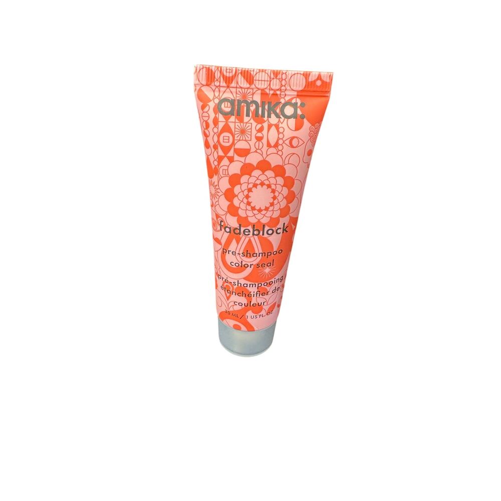 Amika FadeBlock Pre-Shampoo Color Seal 1 oz NEW